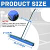 Suclain Tennis Court Squeegee 36 Inch PVA Foam Tennis Sponge Roller Lightweight Removes Water Quickly Clear Floors Tool for Tennis Basketball Sports Courts Garages(Blue,1pcs) view 2