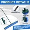 Suclain Tennis Court Squeegee 36 Inch PVA Foam Tennis Sponge Roller Lightweight Removes Water Quickly Clear Floors Tool for Tennis Basketball Sports Courts Garages(Blue,1pcs) view 3
