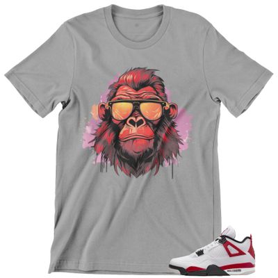 Shirt to Match 4 Red Cement Men's Graphic Urban Tee