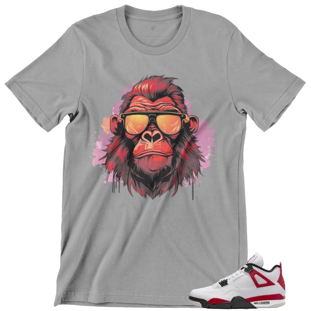 Shirt to Match 4 Red Cement Men's Graphic Urban Tee