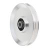 Colaxi Replacement Fitness Bearing Pulley Wheel Universal Wear Resistant CNC Machining Aluminium Alloy for Family Fitness, Business or Private Use, 120mm Silver view 1