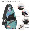 Manta Ray And Fish High Storage Capacity Chest Bag Diagonally Sling Backpack Crossbody Shoulder Bag For Men Women view 4