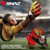 Shaz Soccer Goalkeeper Gloves for Kids Boys Children Youth,Funky Football Goalie Gloves Anti Slip 4mm Latex Palm with Strong Grip & Double Wrist Protection (Size 3 Suitable for 5-6 Years, Red) view 4