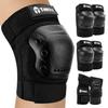 Tanden Skateboard Protective Gear Youth Knee Pads and Elbow Pads Set, Elbow and Knee Pads for Roller Skating Wrist Guards Skateboarding Pads view 1