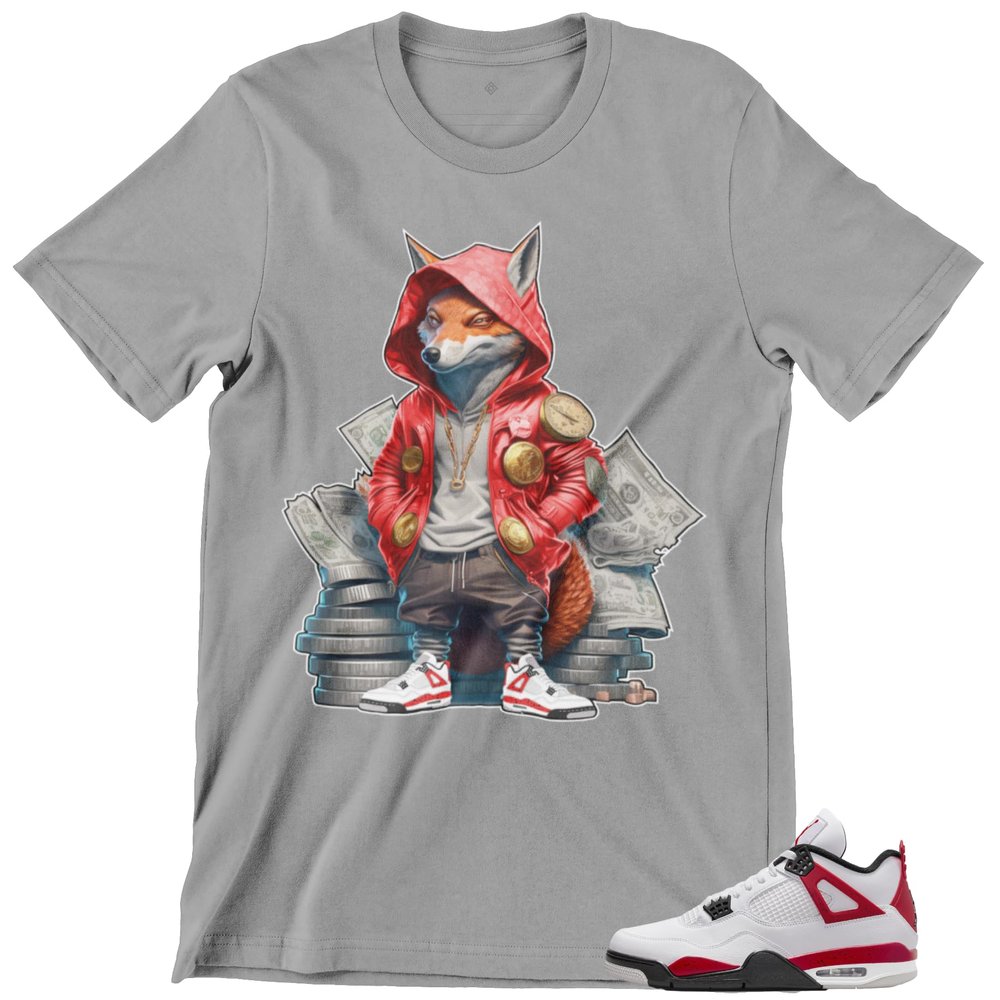 Shirt to Match 4 Red Cement Men's Graphic Urban Tee