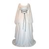 ZYXTIM Medieval Renaissance Gown Dress Lace up Long Trumpet Sleeves Retro Irish Over Long Dresses Gothic Elegant Queen Dress view 1