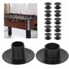 Foosball Bearing Rods, Foosball Bushings, Table Board Bearing Rod, 10 Pair Tabletop Foosball Bushings Table Football Bearing Rods Foosball Fun Games Accessories, Mini Foosball Table Accessories view 2