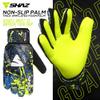 Shaz Soccer Goalkeeper Gloves for Kids Boys Children Youth,Funky Football Goalie Gloves Anti Slip 4mm Latex Palm with Strong Grip & Double Wrist Protection view 2
