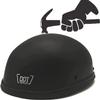 YMKJGZS Baseball Cap Skull Cap Smallest Motorcycle Helmet Retro Half Helmet Men and Women Adult Ultra-Thin Comfortable Beanie Cruising Novelty Small Helmet DOT Approved for Scooter Moped (C,Medium) view 1