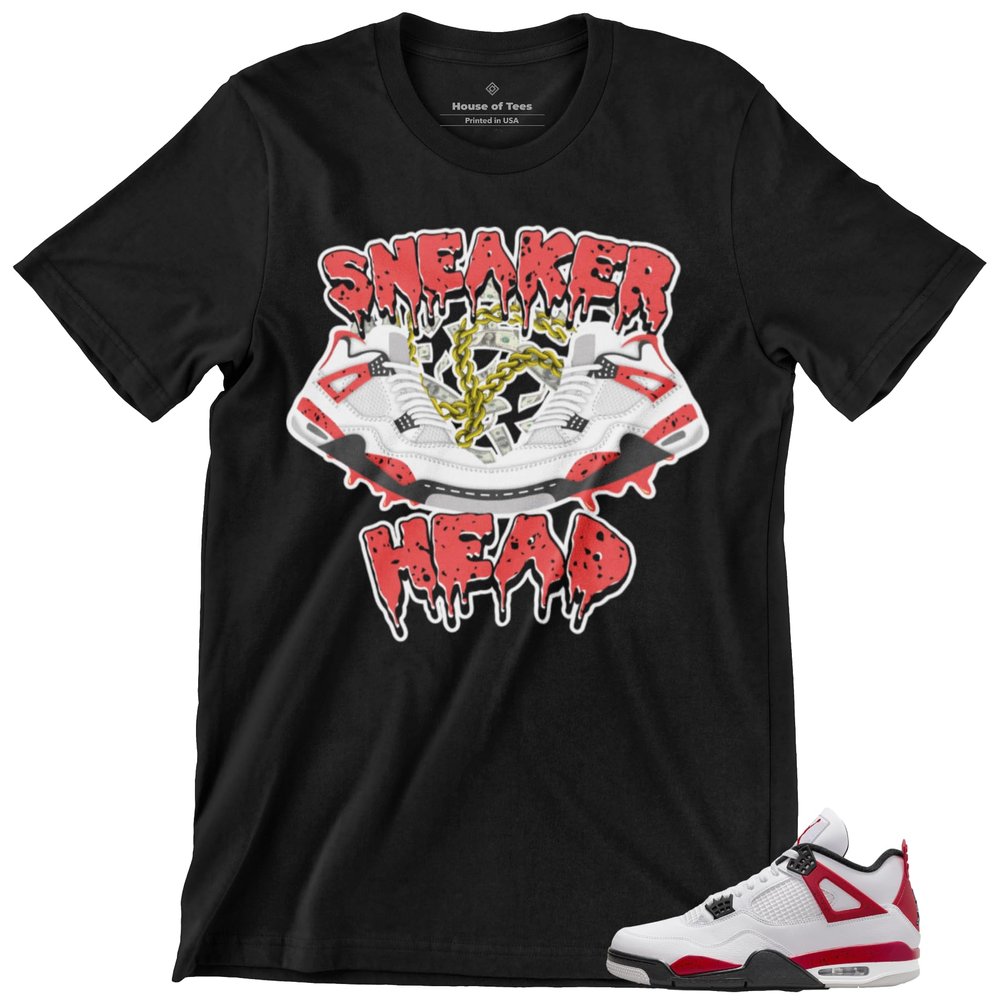 Shirt to Match 4 Red Cement Men's Graphic Urban Tee