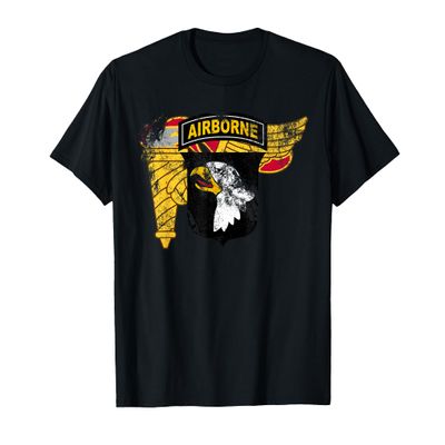 101st Airborne Patch - Pathfinder Badge vintage look T-Shirt