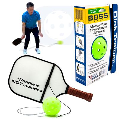 BOSSpickle Pickleball Trainer for Dink Practice. Level up Your Dink Shots and Extend Rallies with The DinkTrainer from