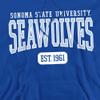 Sonoma State University Official Est. Date Unisex Adult Pull-Over Hoodie,Sonoma State Seawolves, Medium view 2