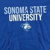 Sonoma State University Official Stacked Unisex Adult Pull-Over Hoodie,Sonoma State Seawolves, X-Large view 2
