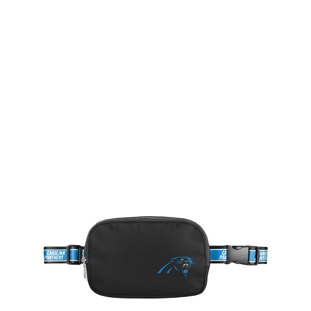 FOCO Carolina Panthers NFL Team Wordmark Crossbody Belt Bag