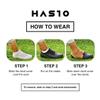 Has10 Cleat Covers (White, Youth) view 4