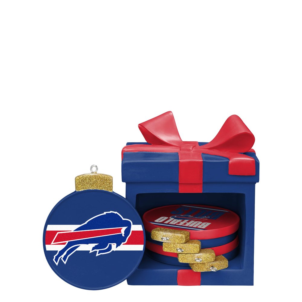 FOCO Buffalo Bills NFL Box Coaster Set - 5 Pack