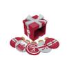 FOCO Alabama Crimson Tide NCAA Box Coaster Set - 5 Pack view 3