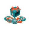 FOCO Miami Dolphins NFL Holiday 5 Pack Coaster Set view 3