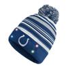 FOCO Indianapolis Colts NFL Horizontal Stripe Light Up Beanie view 1