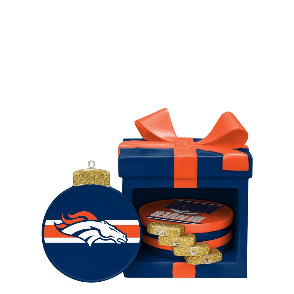 FOCO Denver Broncos NFL Box Coaster Set - 5 Pack