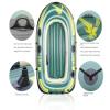 LAHTI Inflatable Rafts Set for Adult - Inflatable Fishing Boat 2-4 Person Boat with Paddles Rope Air Pump Rubber Dinghy Thickened Hard Bottom Punch Boat Kayak Adult Inflatable Boat Hovercraft view 3