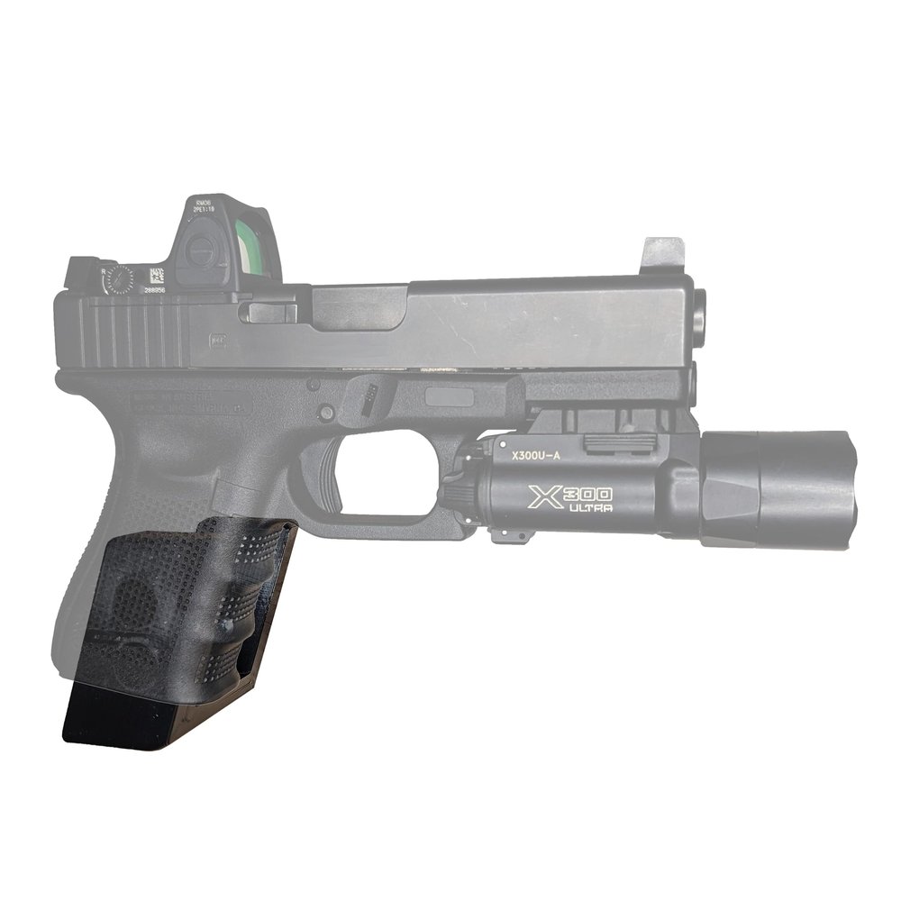 Hammy3DPrints Wall Mount for Pistols - Many Brands and Models Supported | Handgun Holder Storage Rack Display (CZ 75/85 / P01 / P10 / PCR / SP01 / Shadow/Kadet (Right), Black)
