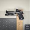 Hammy3DPrints Wall Mount for Pistols - Many Brands and Models Supported | Handgun Holder Storage Rack Display (CZ 75/85 / P01 / P10 / PCR / SP01 / Shadow/Kadet (Right), Black) view 2