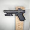 Hammy3DPrints Wall Mount for Pistols - Many Brands and Models Supported | Handgun Holder Storage Rack Display (CZ 75/85 / P01 / P10 / PCR / SP01 / Shadow/Kadet (Right), Black) view 4