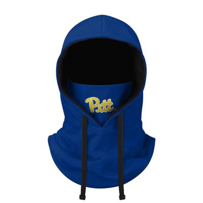 FOCO Pittsburgh Panthers NCAA Waffle Drawstring Hooded Gaiter