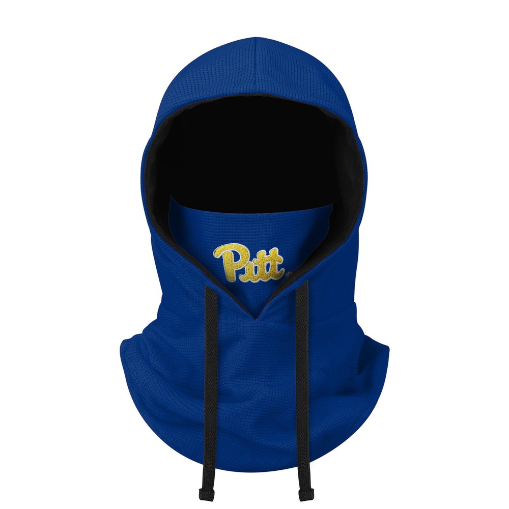 FOCO Pittsburgh Panthers NCAA Waffle Drawstring Hooded Gaiter