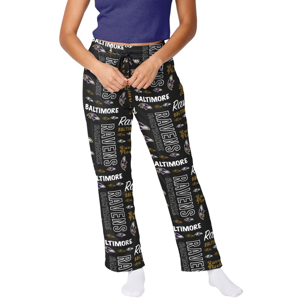 FOCO Baltimore Ravens NFL Womens Mini Print Lounge Pants - S