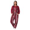 FOCO Oklahoma Sooners NCAA Womens Hyper Stripe Bib Overalls - M view 1