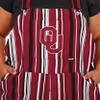 FOCO Oklahoma Sooners NCAA Womens Hyper Stripe Bib Overalls - M view 4
