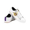 FOCO Minnesota Vikings NFL Womens Big Logo Low Top White Canvas Shoes - 7/M view 4