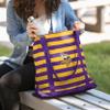 FOCO Minnesota Vikings NFL Team Stripe Canvas Tote Bag view 2