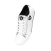 FOCO Las Vegas Raiders NFL Womens Big Logo Low Top White Canvas Shoes - 8/L view 4