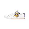 FOCO Minnesota Vikings NFL Womens Big Logo Low Top White Canvas Shoes - 8/L view 1