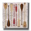 Epic Graffiti 'Canoe Paddles & Oar' by Edward M. Fielding, Giclee Canvas Wall Art, 54"x40" view 1
