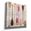 Epic Graffiti 'Canoe Paddles & Oar' by Edward M. Fielding, Giclee Canvas Wall Art, 54"x40" view 2
