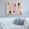 Epic Graffiti 'Canoe Paddles & Oar' by Edward M. Fielding, Giclee Canvas Wall Art, 54"x40" view 4