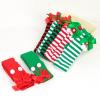 aduh Bow Christmas Stockings Ball Socks Over The Knee Stockings Women's Long Tube Christmas Stockings view 3