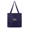 FOCO Baltimore Ravens NFL Team Stripe Canvas Tote Bag view 1