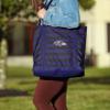 FOCO Baltimore Ravens NFL Team Stripe Canvas Tote Bag view 4