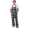 FOCO Las Vegas Raiders NFL Mens Plaid Bib Overalls - L view 1