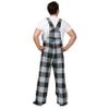 FOCO Las Vegas Raiders NFL Mens Plaid Bib Overalls - L view 2