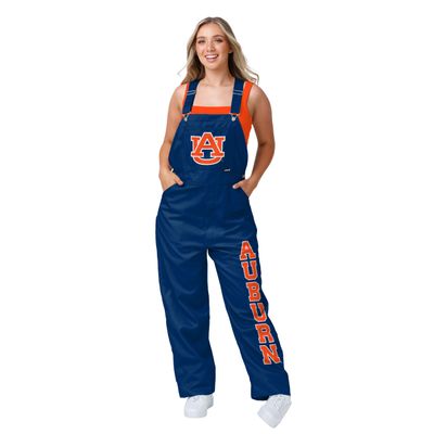 FOCO Auburn Tigers NCAA Womens Big Logo Bib Overalls - XL