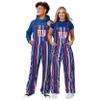 FOCO New York Giants NFL Mens Hyper Stripe Bib Overalls - 2XL view 3