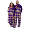 FOCO Washington Huskies NCAA Womens Plaid Bib Overalls - 2XL view 3
