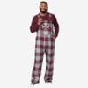 FOCO Mississippi State Bulldogs NCAA Mens Plaid Bib Overalls - 2XL view 1